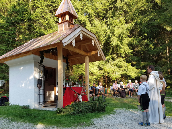 Wiedereinweihung der Kapelle am Resteck