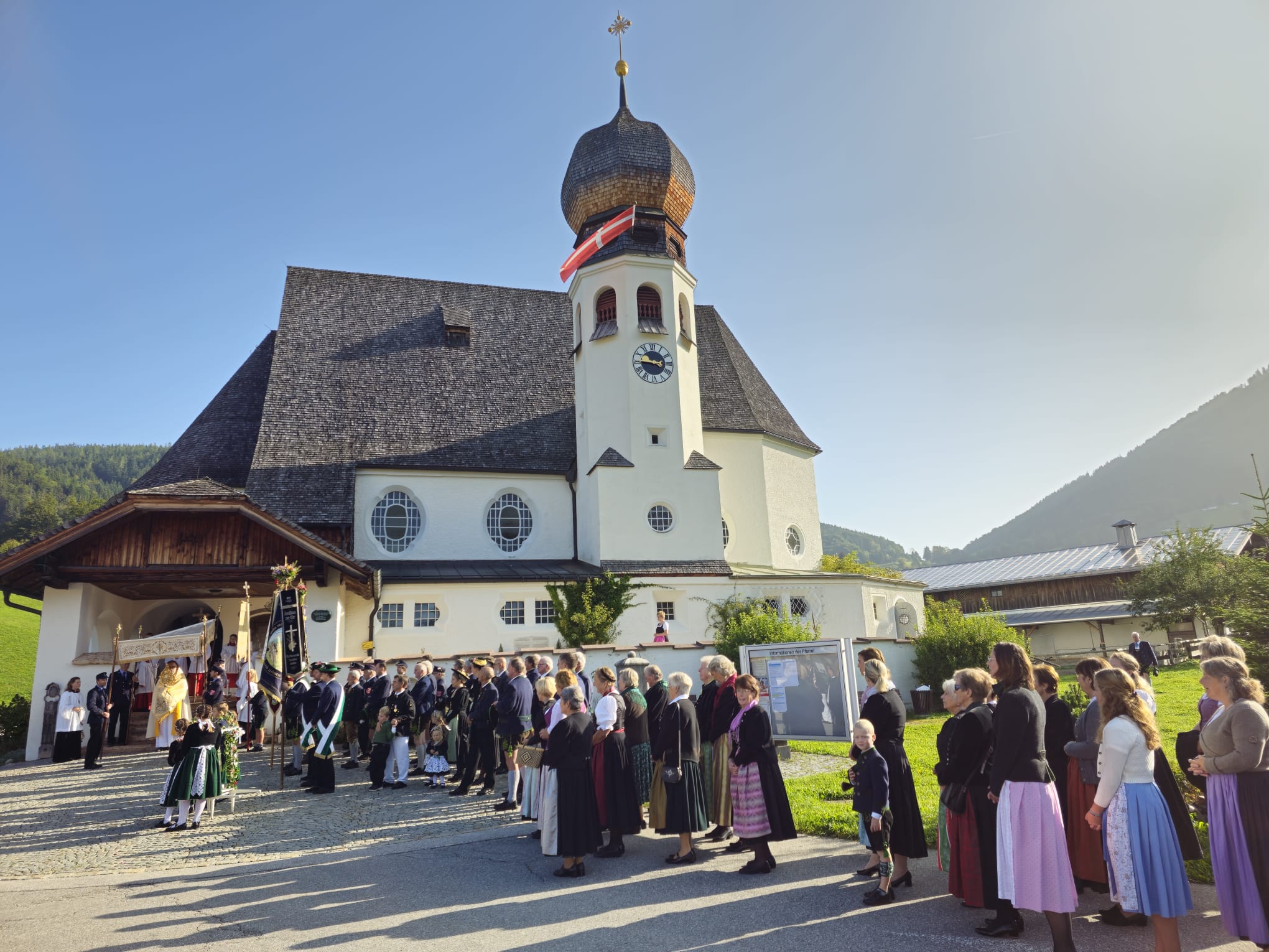 Erntedank auf der Au