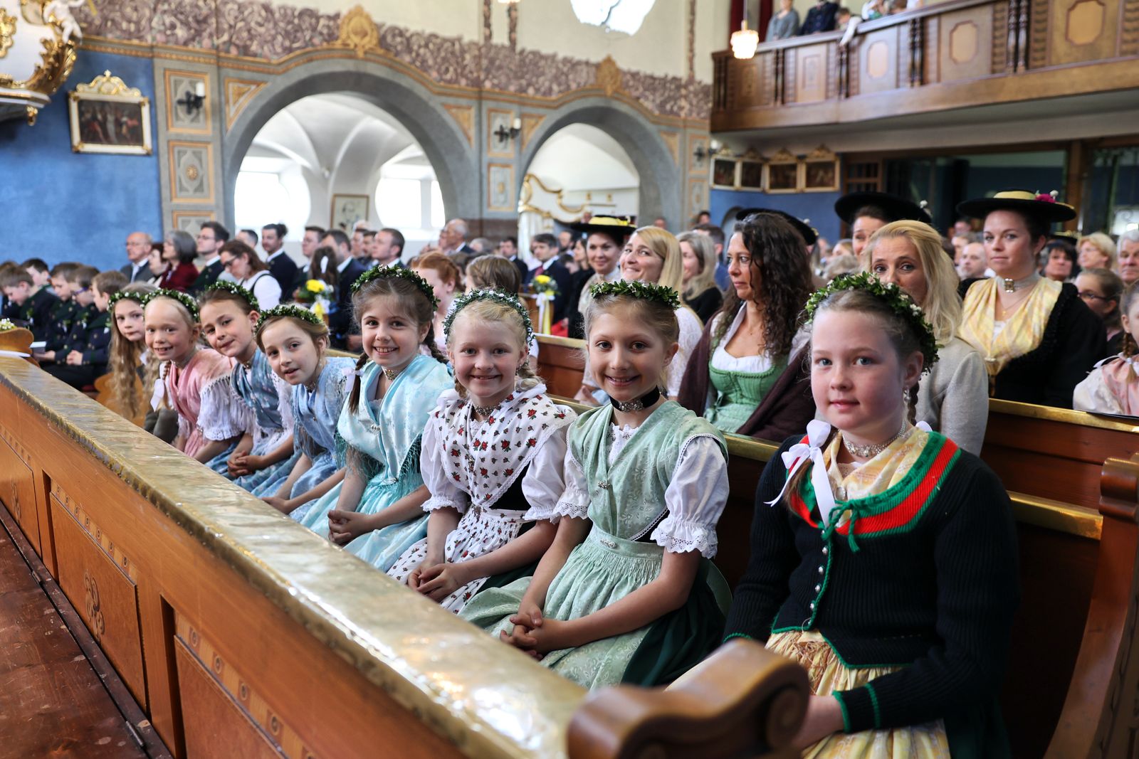 Große Vorfreude auf den Empfang des Leib Christi.