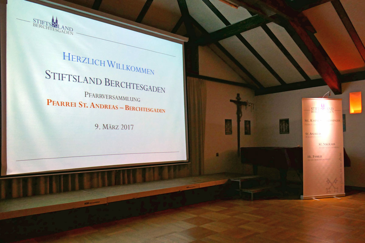 Begrüßungsbildschirm