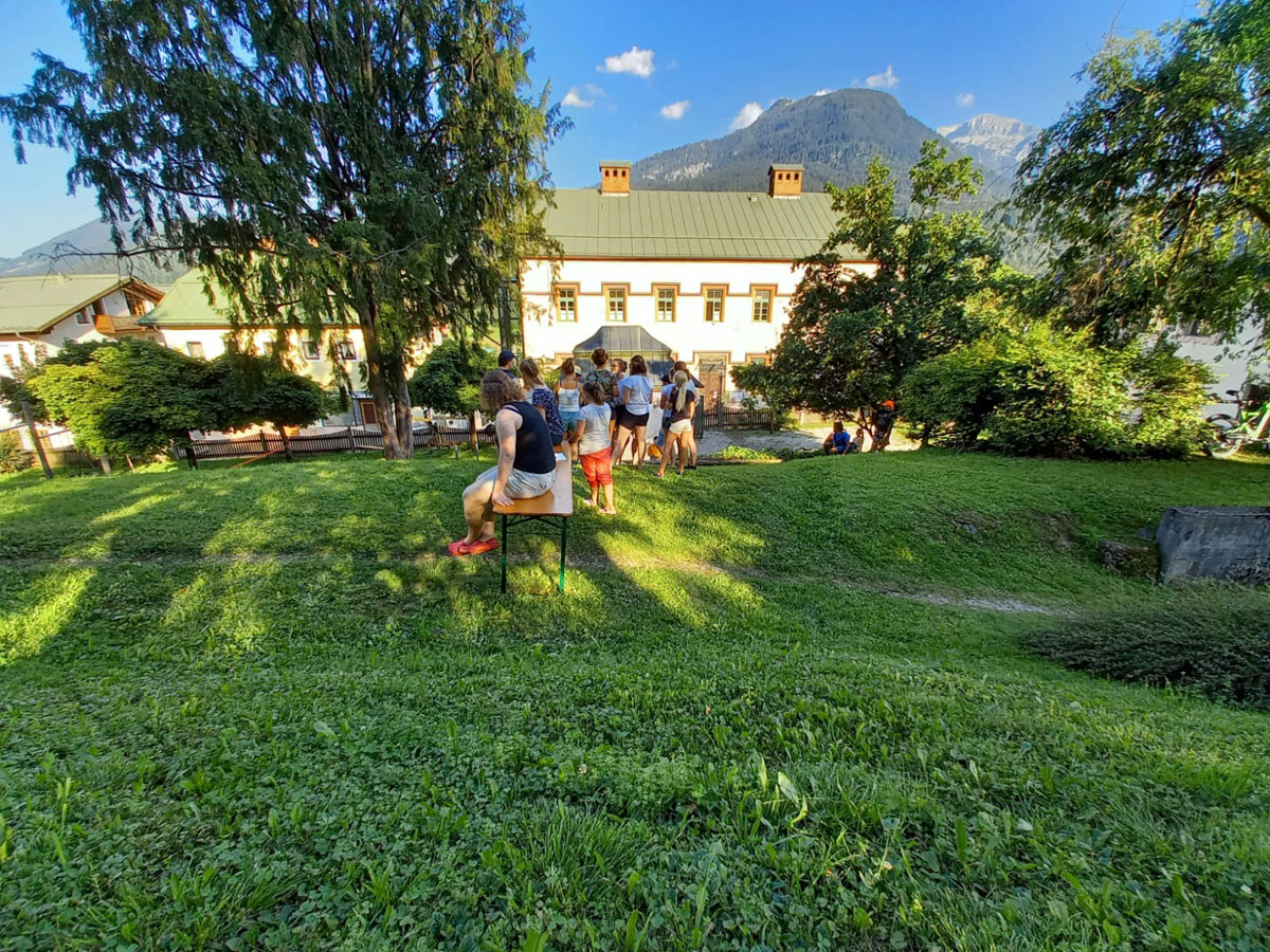 Lager-Olypmiade im Pfarrgarten