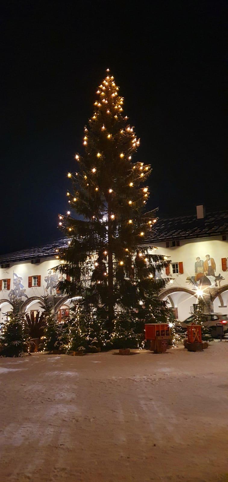 Christbaum auf dem Schlossplatz