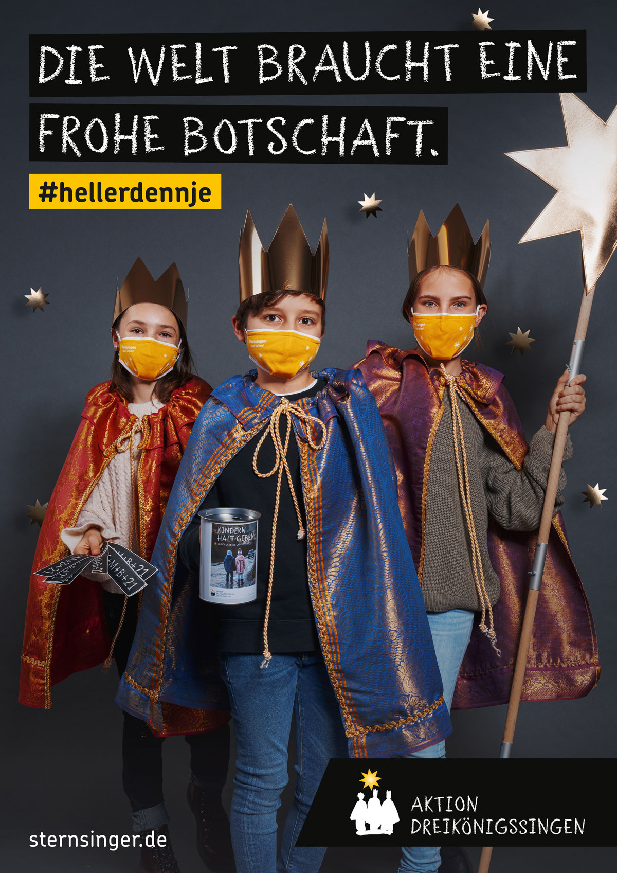 Plakat zur Sternsinger-Aktion