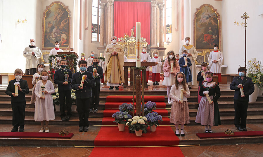 Erstkommunion in Berchtesgaden am 25.04.2021