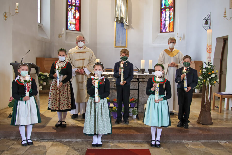 Erstkommunion in Bischofswiesen am 01.05.2021