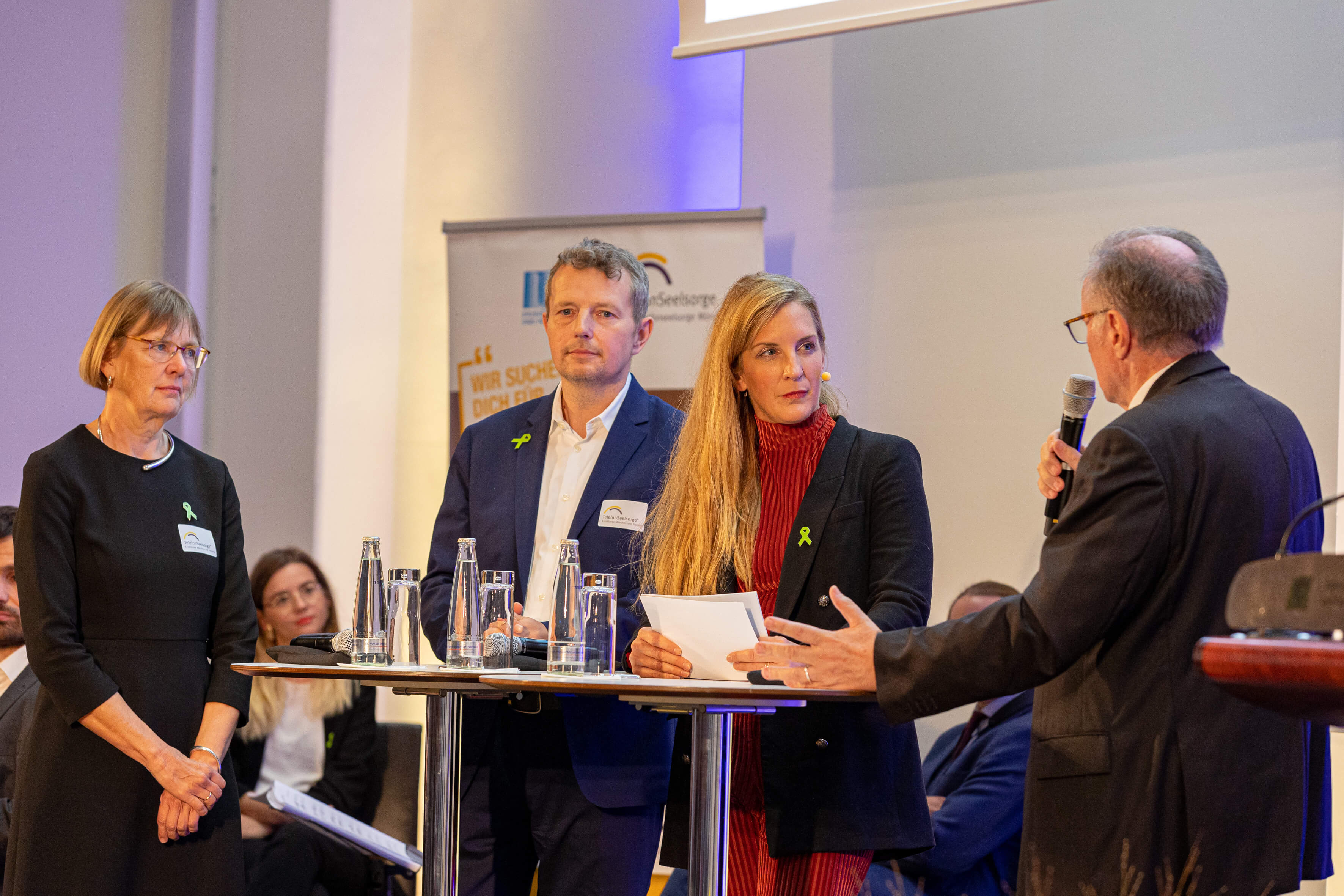Die Podiumsgespräche wurden moderiert von BR-Journalistin Caro Matzko. Foto: Robert Kiderle