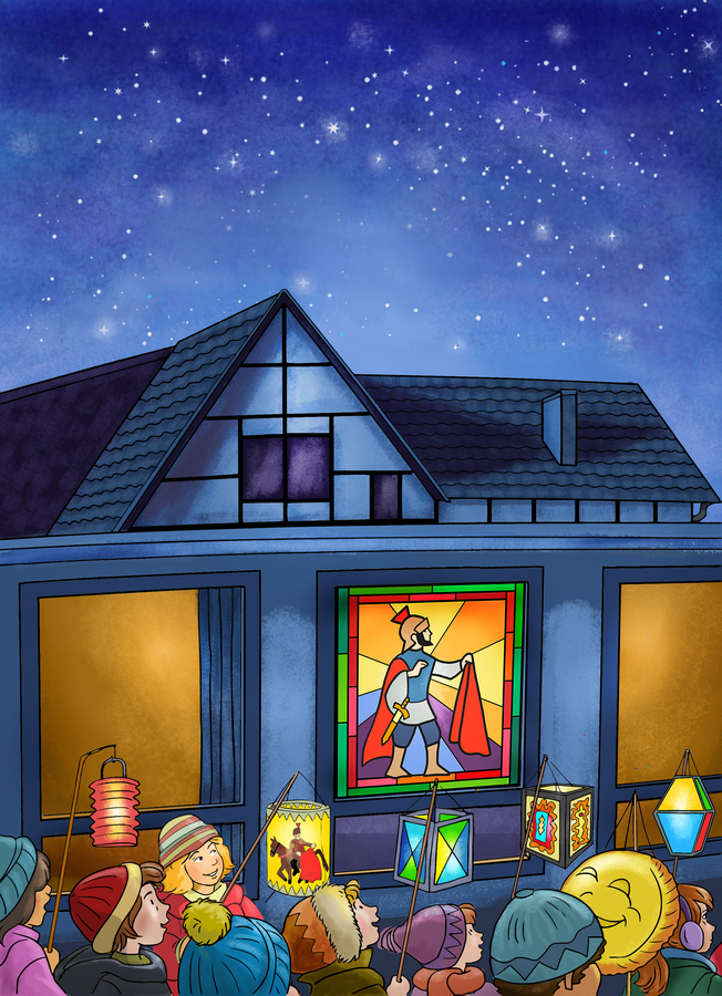 st martinsfenster by andrea naumann kindermissionswerk sternsinger pfarrbriefservice