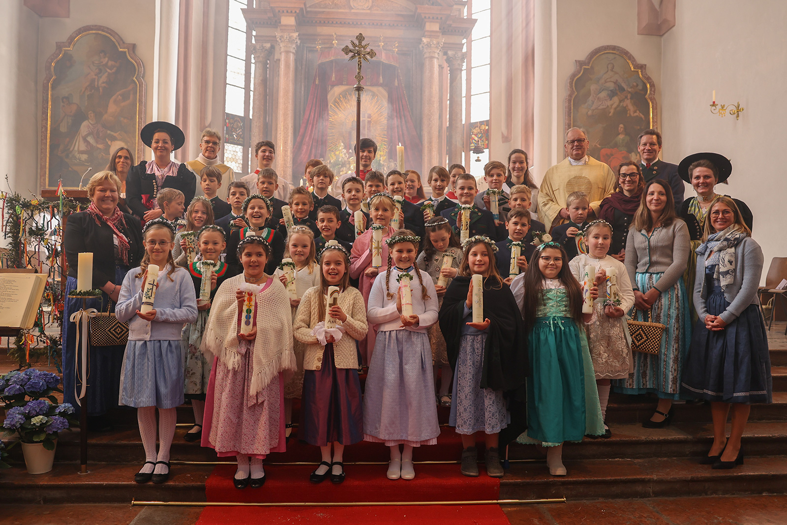 Gruppenbild der Erstkommunion