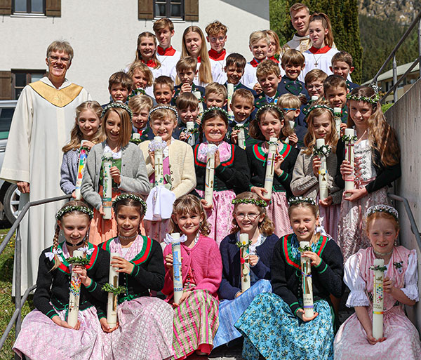 Erstkommunion in  St. Nepomuk Winkl