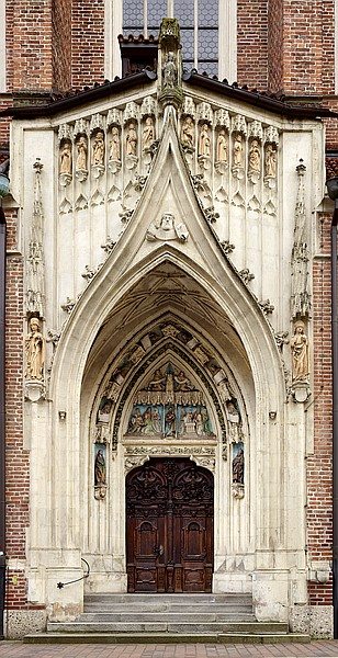 Die Pforte der Barmherzigkeit der Stiftsbasilika St. Martin Landshut - Das Brautportal © Verlag Gregor Peda, Passau 