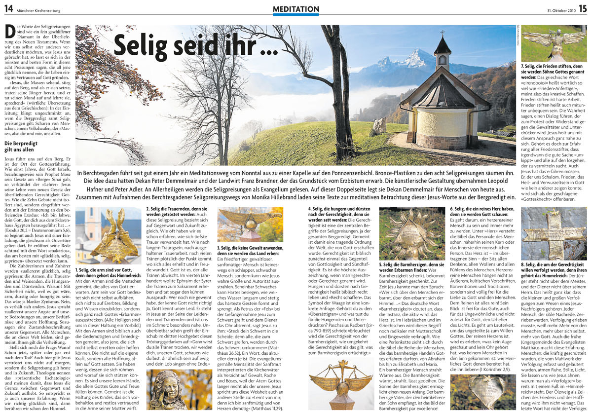 Infoblatt zum Meditationsweg