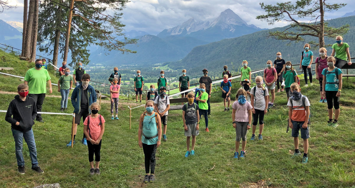 Ministranten aus Bischofswiesen beim Summer dahoam