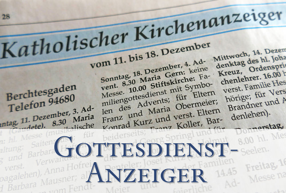 Kachel Gottesdienstanzeiger