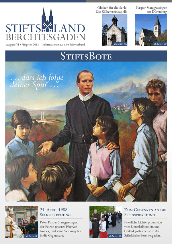 Titelbild Stiftsbote Ausgabe VI - Pfingsten 2018