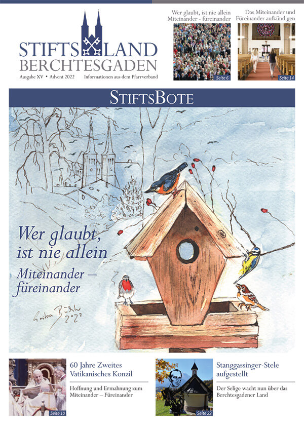 Titelbild Stiftsbote Ausgabe XV - Advent 2022