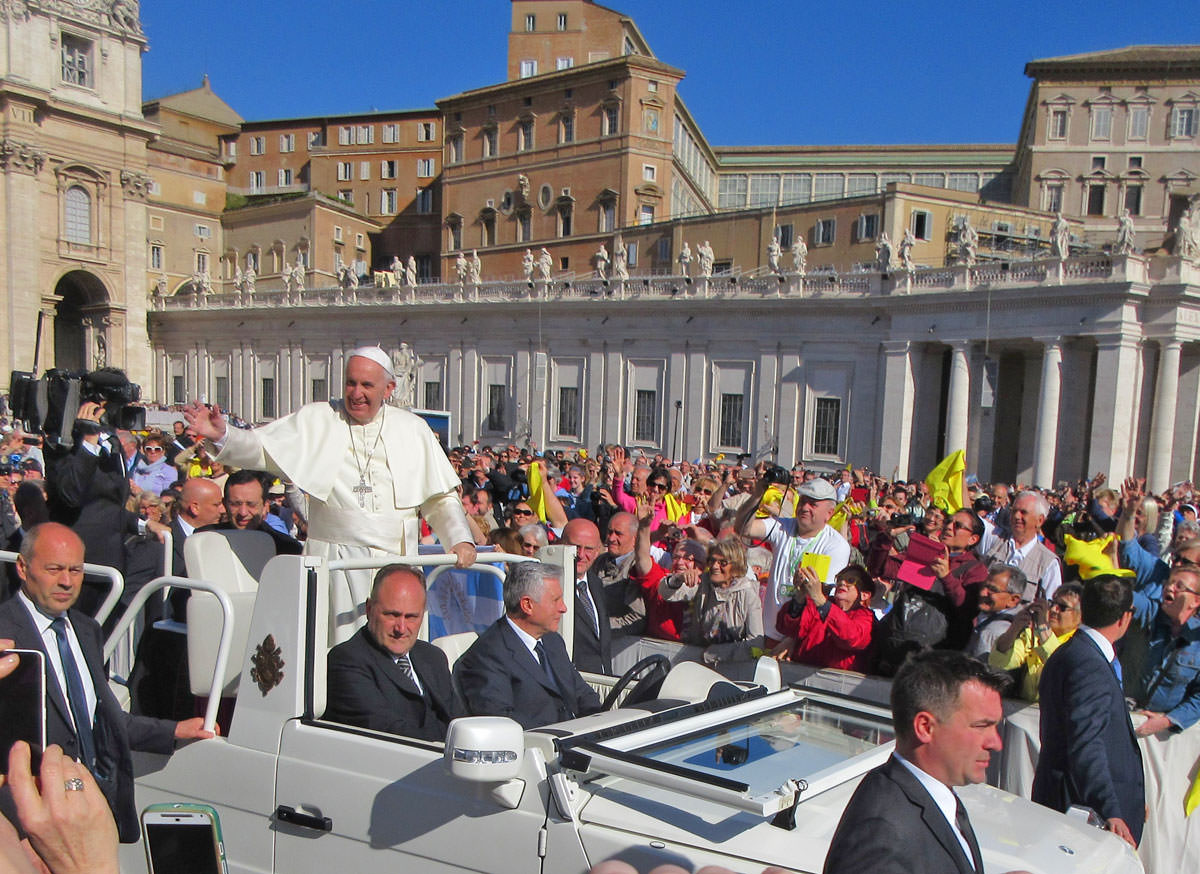 Dem Papst ganz nahe