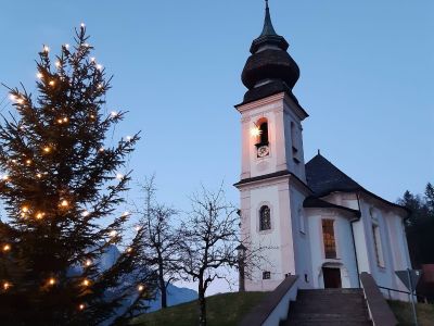 Stern an der Wallfahrtskirche Maria Gern