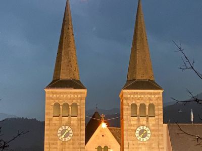 Stern an der Stiftskirche